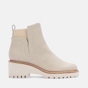 Dolce Vita Huey Booties Sandstone Canvas